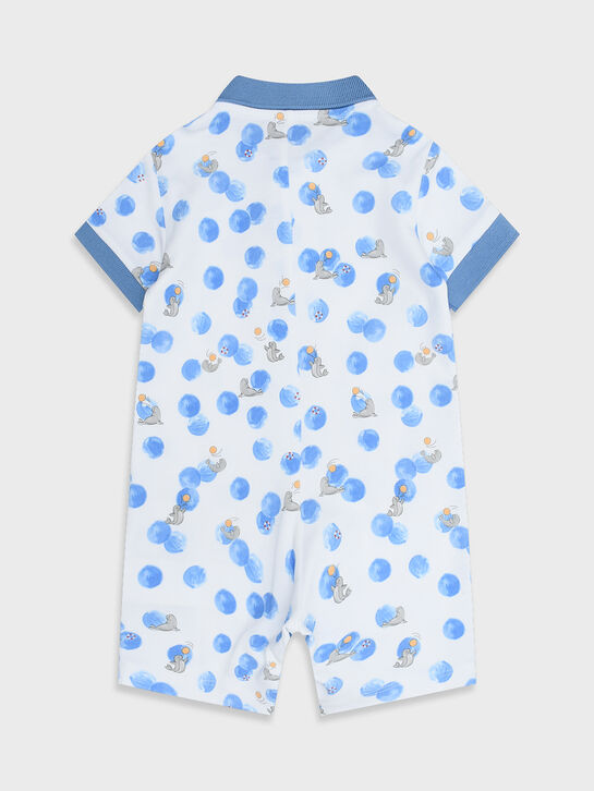 Песочник, сплошной принт синие шары Monnalisa , арт.  | Фото 2