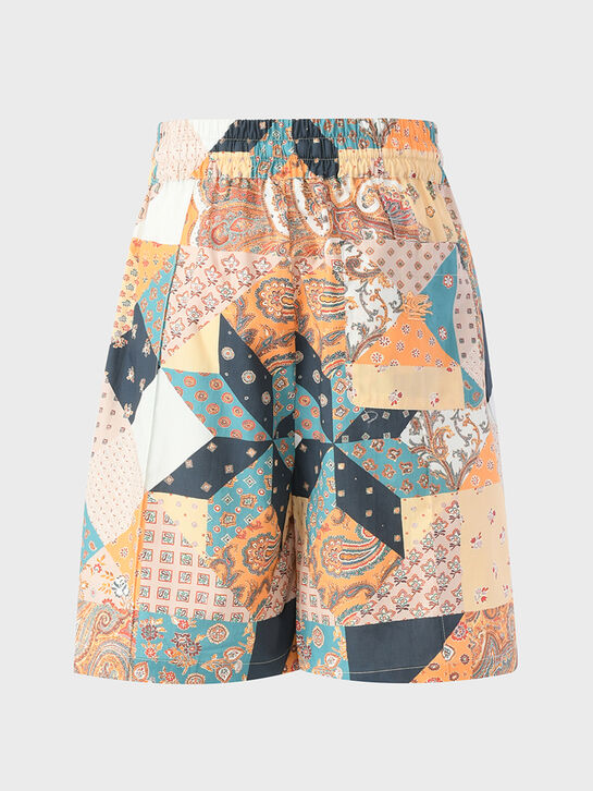 Бермуды с принтом в стиле петчворк Etro , арт.  | Фото 2