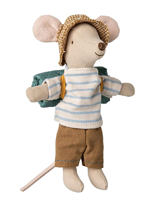 Игрушка Мышонок-путешественник старший брат, полосатый Maileg , арт.  | Фото 1