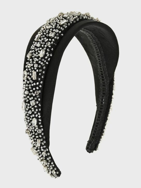 Широкий ободок с камнями и бисером Maison Ava , арт.  | Фото 1