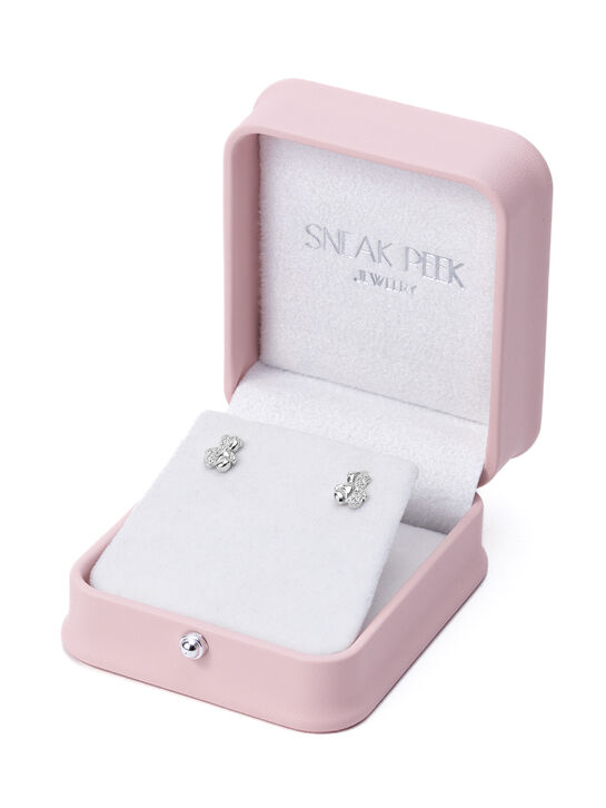 Серьги &quot;Мишки&quot;, серебро Sneak Peek , арт.  | Фото 3