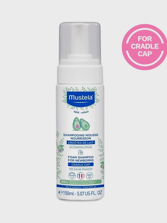 Шампунь-пенка от молочных корочек без отдушки 0+, 150 мл Mustela , арт.  | Фото 1