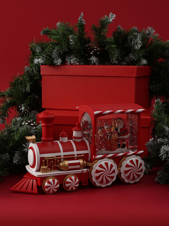 Новогодний сувенир Локомотив Санты 32×10×16,51 см Timstor , арт.  | Фото 2