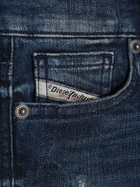 Джинсы прямого кроя, синие Diesel , арт.  | Фото 3