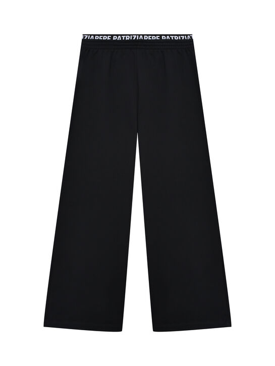 Спортивные брюки с лого на поясе, черные Patrizia Pepe , арт.  | Фото 1