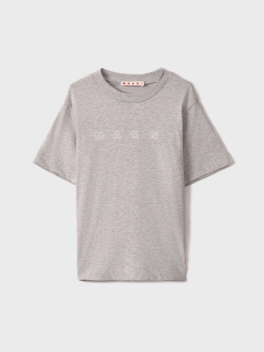 Футболка с лого, серая MARNI , арт.  | Фото 1