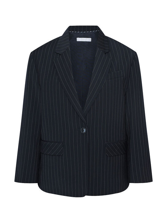 Пиджак в полоску, синий Ella B , арт.  | Фото 1