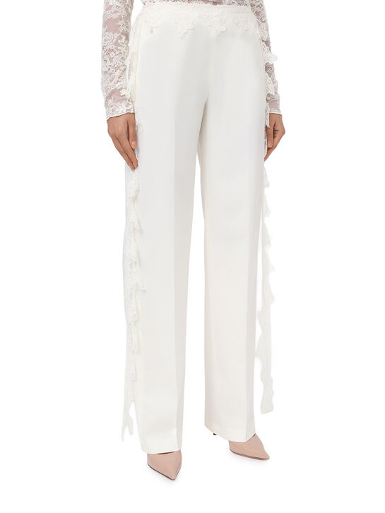 Брюки с кружевным поясом Blumarine , арт.  | Фото 4