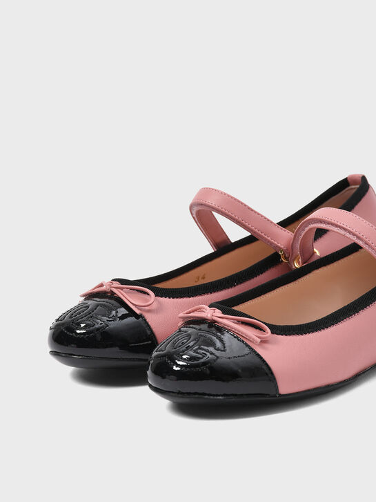 Туфли с бантиком и лого, розовые Dolce&Gabbana , арт.  | Фото 6