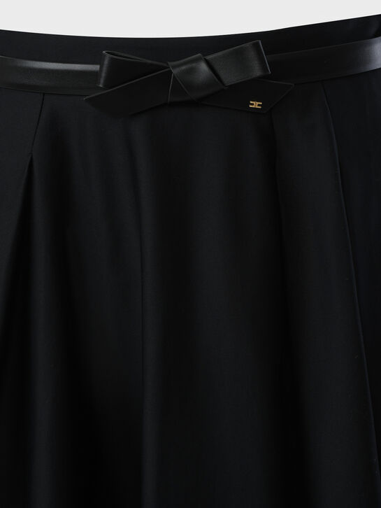 Юбка-клеш, черная Elisabetta Franchi , арт.  | Фото 3