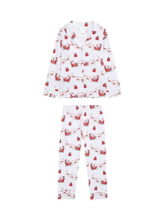 Пижама, принт санта на оленях Lyda Baby , арт.  | Фото 1