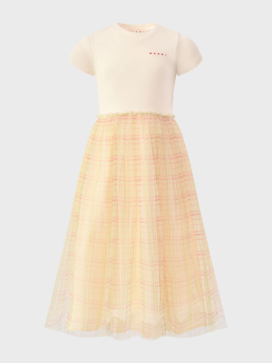 Платье с трикотажным верхом и юбкой из фатина MARNI , арт.  | Фото 1