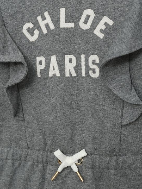 Платье с рюшами на плечах и лого Chloe , арт.  | Фото 3