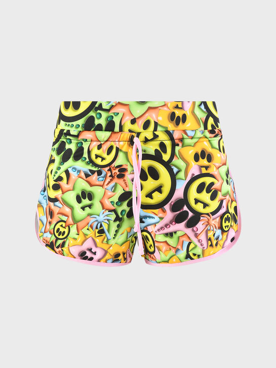Шорты с ярким принтом Barrow , арт.  | Фото 1