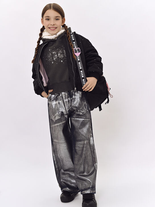 Джинсы серебристого цвета MSGM , арт.  | Фото 2