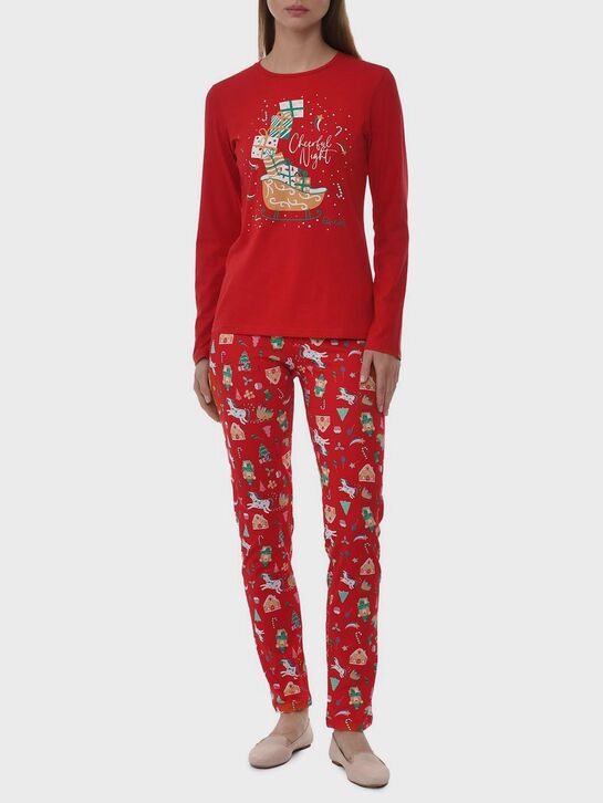 Пижама с принтом &quot;Веселая ночь&quot; Eirene , арт.  | Фото 2
