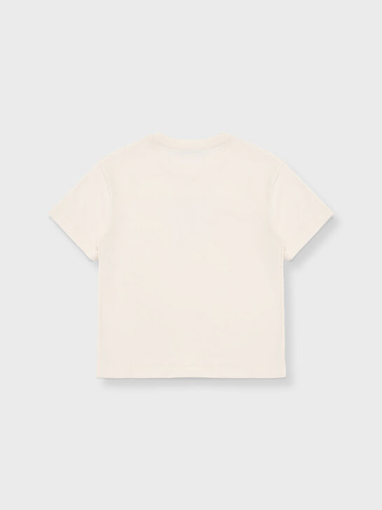 Футболка с лого, кремовая MSGM , арт.  | Фото 2