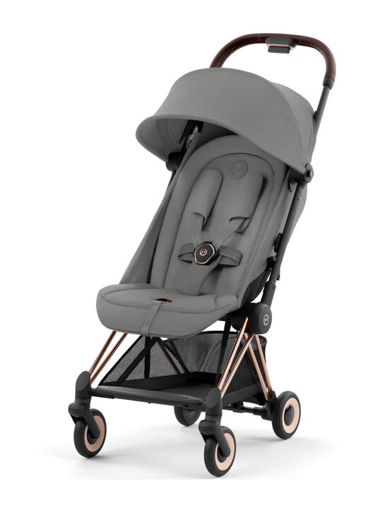 Коляска Coya Rosegold Mirage Grey с дождевиком и бампером CYBEX , арт.  | Фото 1