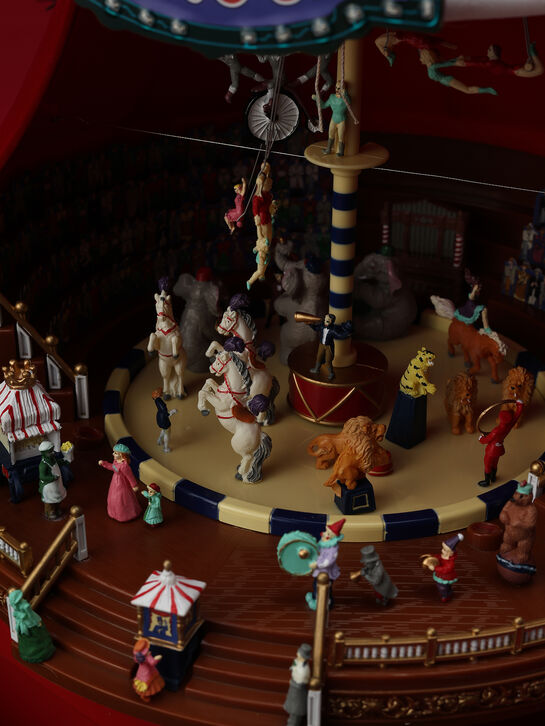 Новогодний сувенир Цирк &quot;Большой топ&quot;, 31 см, адаптер Musicboxworld , арт.  | Фото 4