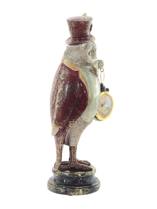 Фигурка декоративная &quot;Сова с часами&quot;, 12x9,5x29 см TIANQIN ARTS AND CRAFTS , арт.  | Фото 2