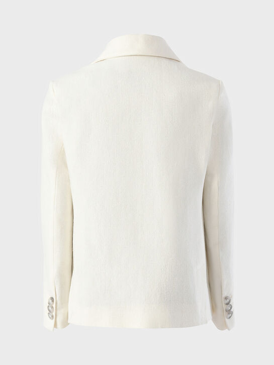 Пиджак однобортный из фактурной ткани Eleventy , арт.  | Фото 2