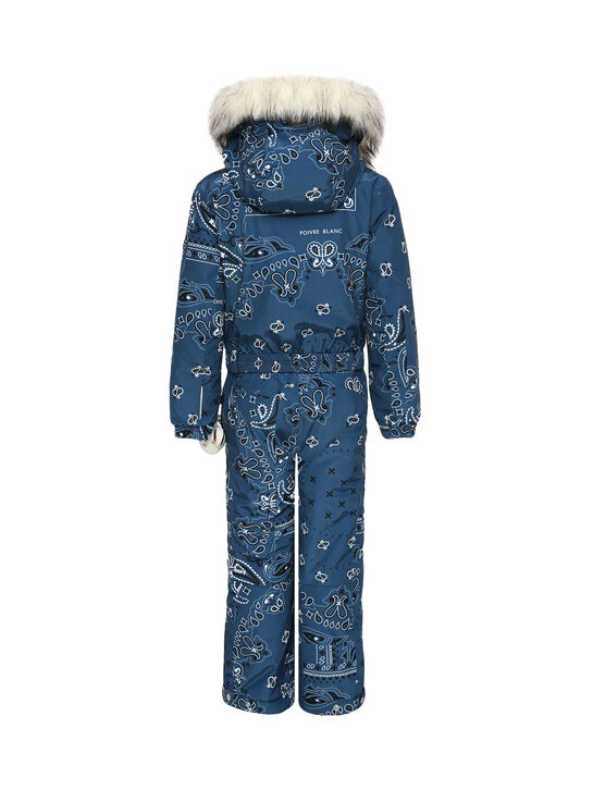 Комбинезон с меховым капюшоном и сплошным принтом Poivre Blanc , арт.  | Фото 2
