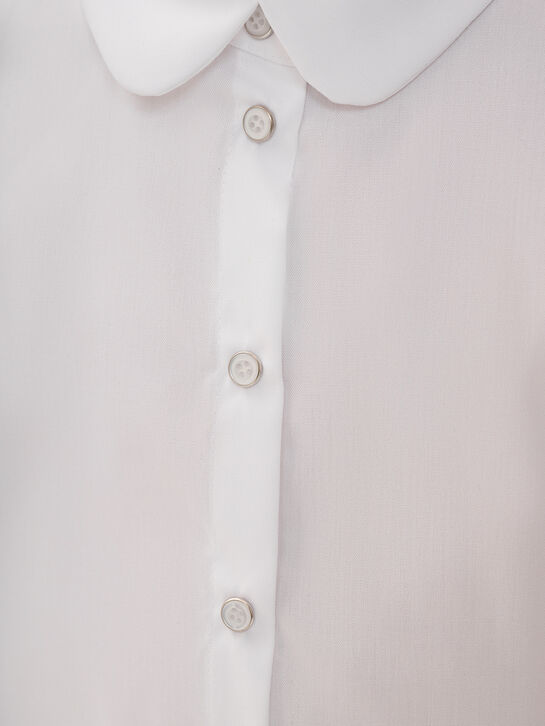 Белая рубашка с длинными рукавами KengLabel , арт.  | Фото 4