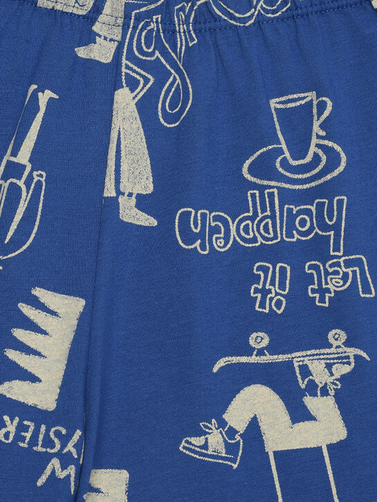 Пижама: футболка + шорты, синяя Sanetta , арт.  | Фото 7