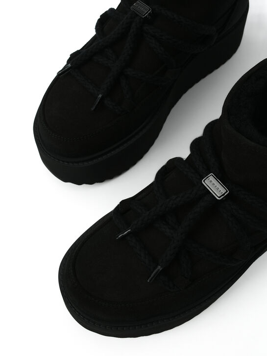 Мунбуты на платформе, черные INUIKII , арт.  | Фото 6