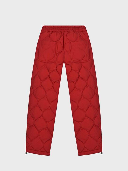 Стеганые черные брюки, красные Naumi , арт.  | Фото 2