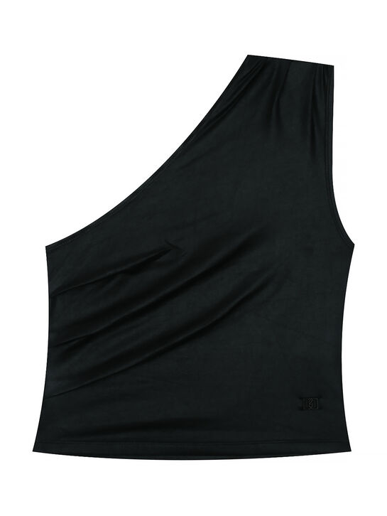 Топ на одно плечо, черный Dsquared2 , арт.  | Фото 1