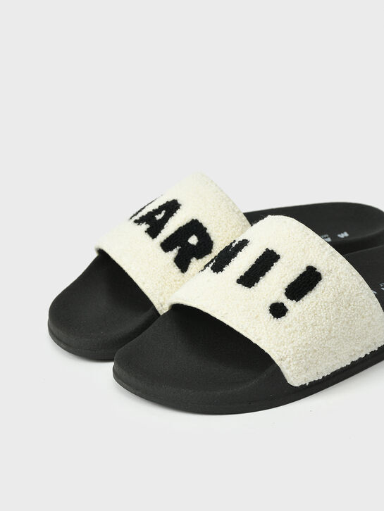 Шлепанцы махровые, черный лого MARNI , арт.  | Фото 4