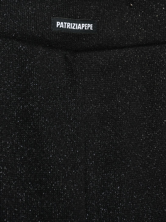 Брюки с люрексом, черные Patrizia Pepe , арт.  | Фото 3