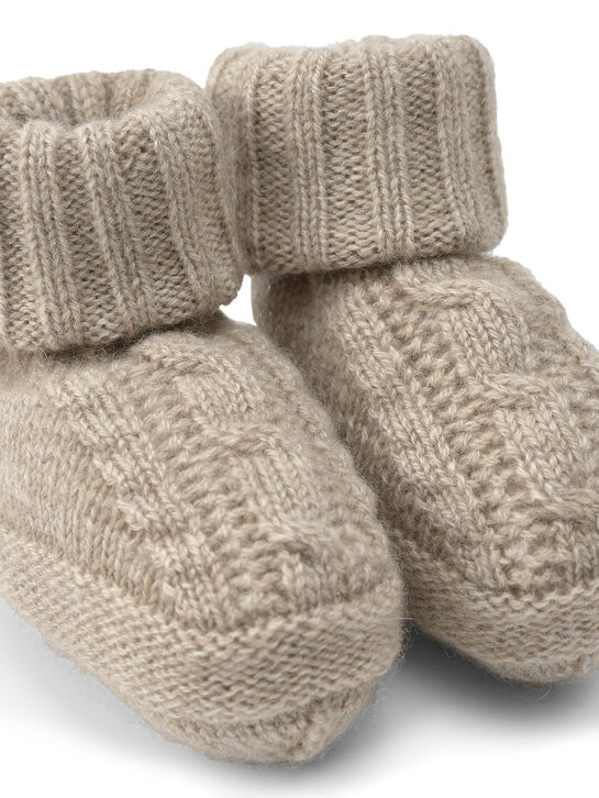 Пинетки из кашемира, бежевые Tomax , арт.  | Фото 5