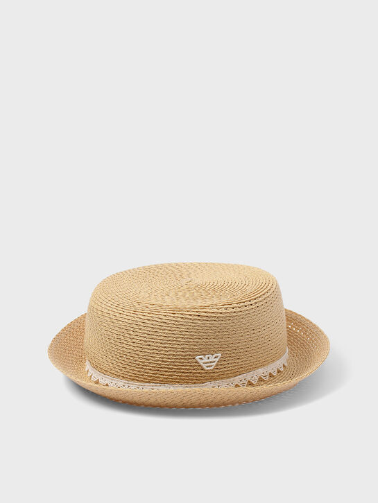 Плетеная шляпа с тесьмой Emporio Armani , арт.  | Фото 1