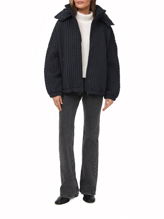 Куртка с капюшоном, черная Naumi , арт.  | Фото 2
