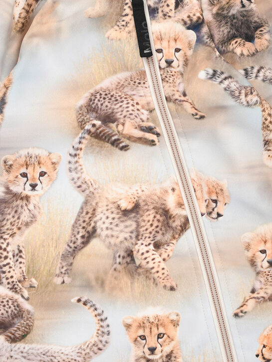 Комбинезон с принтом леопардов, бежевый Molo , арт.  | Фото 3