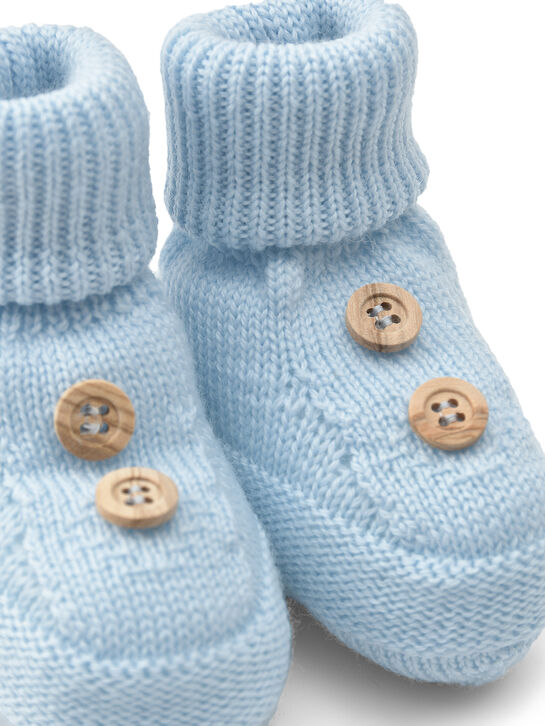 Пинетки из шерсти, голубые Tomax , арт.  | Фото 5