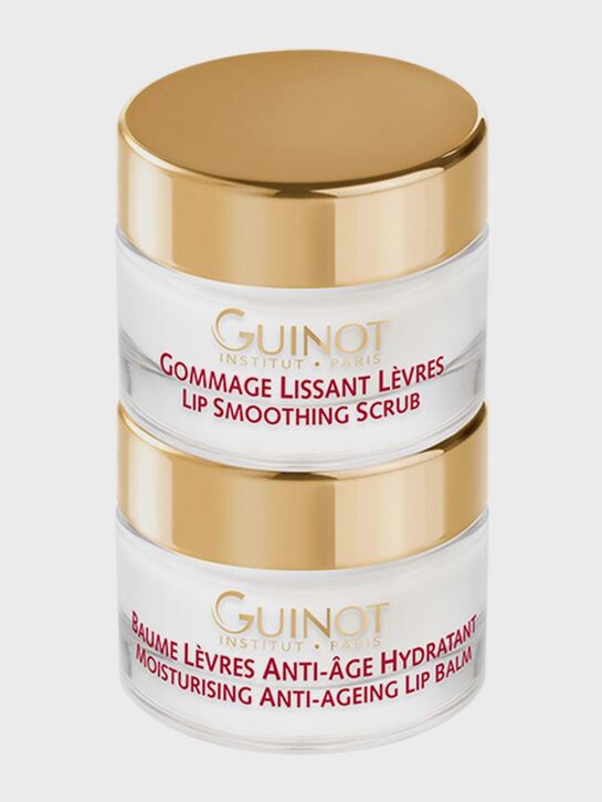 Омолаживающий дуэт для губ: разглаживающий гоммаж и питательный бальзам Lip Perfect, 2х7 мл GUINOT , арт.  | Фото 1