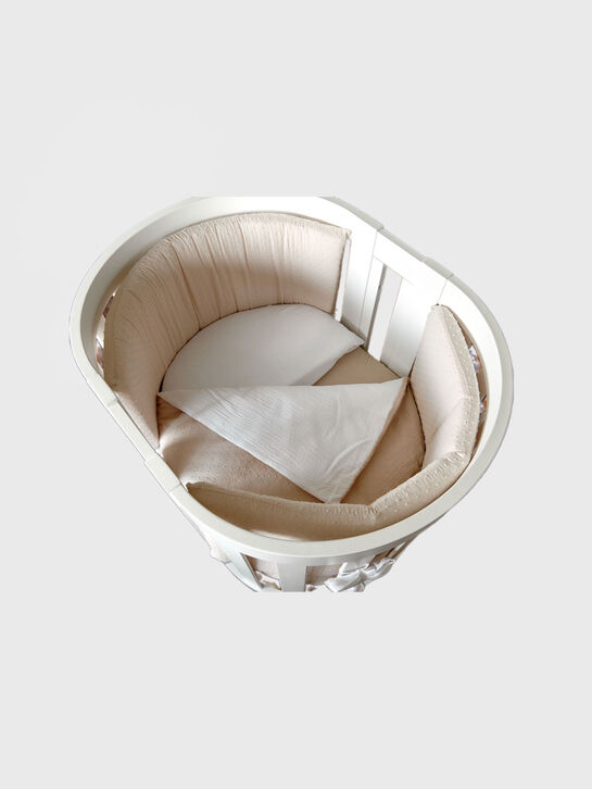 Кровать-трансформер Lunetta Ovale, белый ITALBABY , арт.  | Фото 3