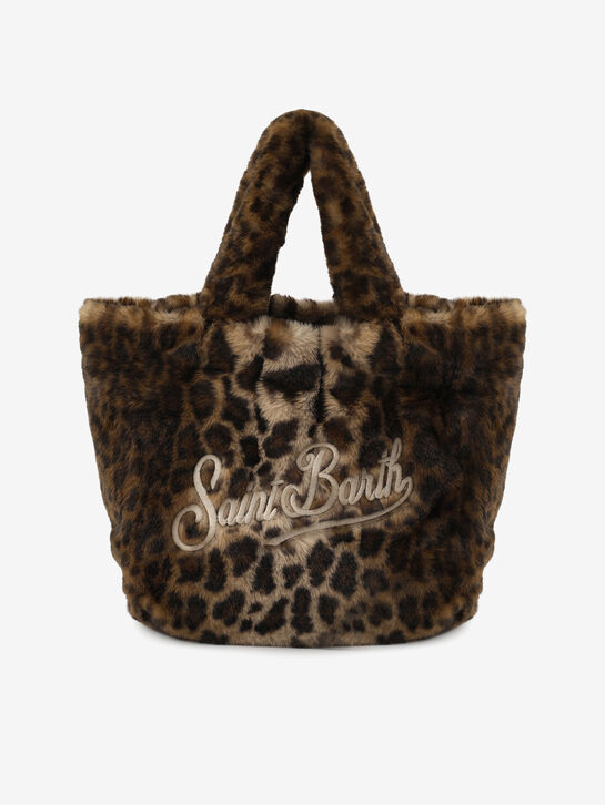 Сумка из эко-меха, леопардовый принт Saint Barth , арт.  | Фото 1