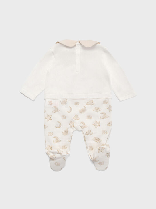 Подарочный набор комбинезон + шапка + слюнявчик, белый Dolce&Gabbana , арт.  | Фото 8