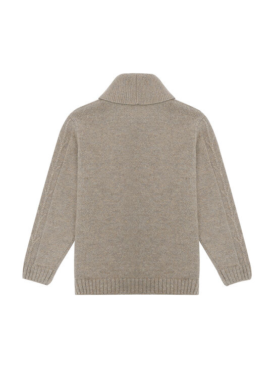 Кардиган из шерсти и кашемира, двубортный Born to Bloom , арт.  | Фото 2