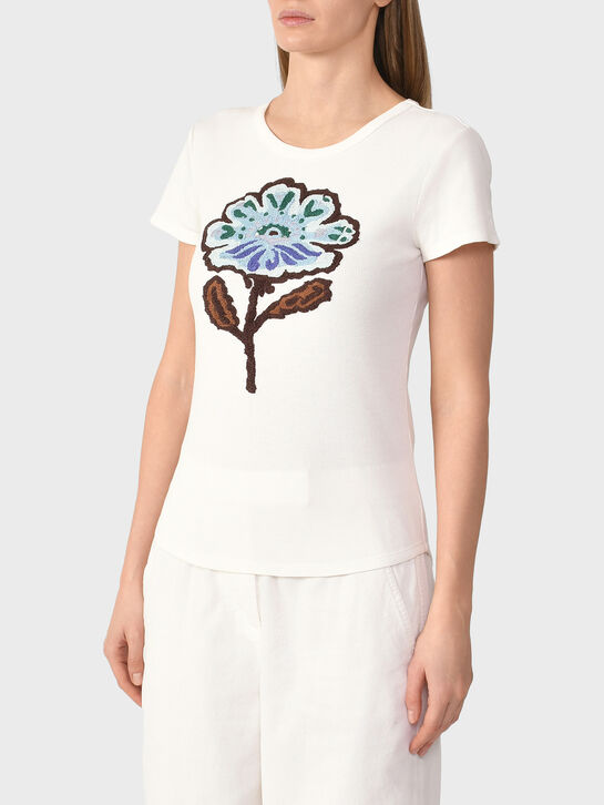 Футболка с принтом &quot;цветок&quot; Dorothee Schumacher , арт.  | Фото 4