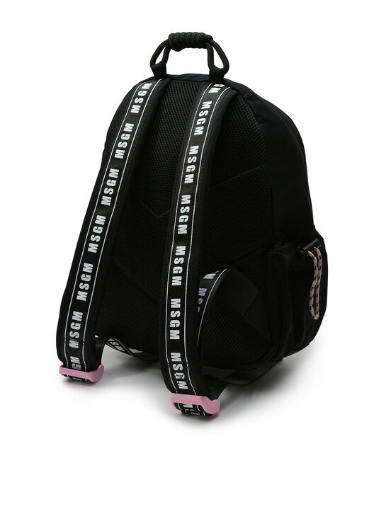 Рюкзак с розовой фурнитурой, черный MSGM , арт.  | Фото 2