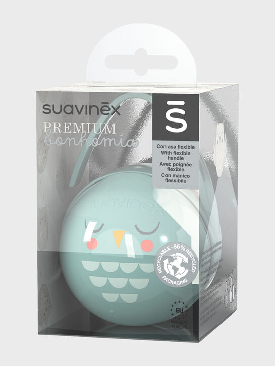 Футляр для двух пустышек Bonhomia, зеленый Suavinex , арт.  | Фото 2