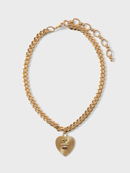 Чокер из латуни с подвеской в форме сердца I Love Cameo , арт.  | Фото 1