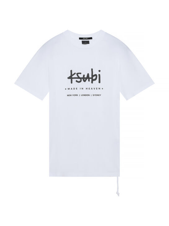 Футболка белая с лого Ksubi , арт.  | Фото 1