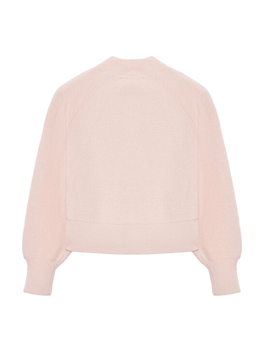 Кардиган с лого в стразах, розовый Ermanno Scervino , арт.  | Фото 2