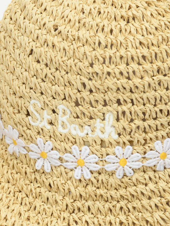 Шляпа с декором &quot;ромашки&quot; Saint Barth , арт.  | Фото 3